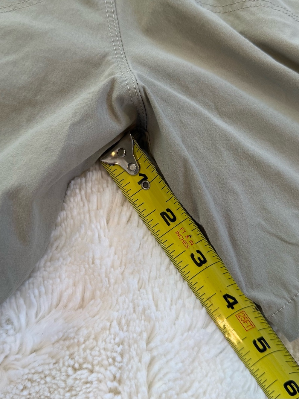 Patagonia Women’s Light Weight Tan Hiking Active Shorts - Size 8 - Picture 8 of 10